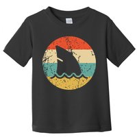 Shark Fin Retro Style Shark Toddler T-Shirt
