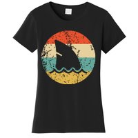 Shark Fin Retro Style Shark Women's T-Shirt