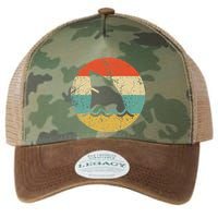 Shark Fin Retro Style Shark Legacy Tie Dye Trucker Hat