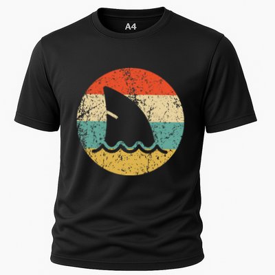 Shark Fin Retro Style Shark Performance Shirt