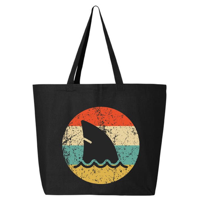 Shark Fin Retro Style Shark 25L Jumbo Tote