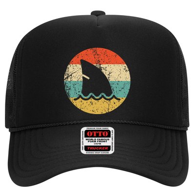 Shark Fin Retro Style Shark Trucker Hat