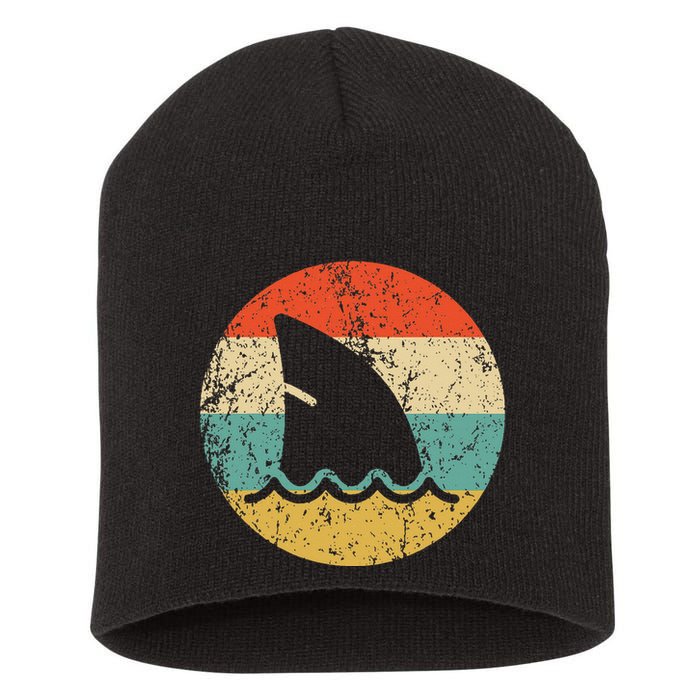 Shark Fin Retro Style Shark Short Acrylic Beanie