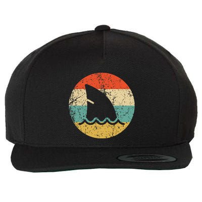 Shark Fin Retro Style Shark Wool Snapback Cap