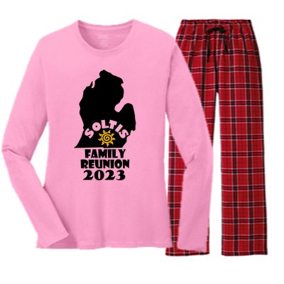 Soltis Family Reunion Women's Long Sleeve Flannel Pajama Set 