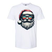 Santa Face Retro Sunglasses Christmas Xmas  Softstyle CVC T-Shirt