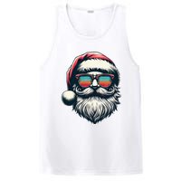 Santa Face Retro Sunglasses Christmas Xmas  PosiCharge Competitor Tank