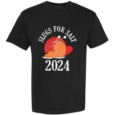 Slugs For Salt 2024 Snail American Citizen Garment-Dyed Heavyweight T-Shirt