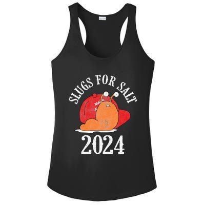 Slugs For Salt 2024 Snail American Citizen Ladies PosiCharge Competitor Racerback Tank