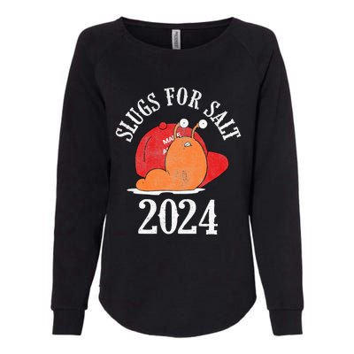 Slugs For Salt 2024 Snail American Citizen Womens California Wash Sweatshirt