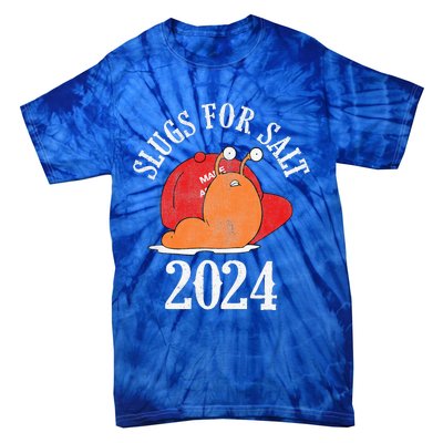 Slugs For Salt 2024 Snail American Citizen Tie-Dye T-Shirt