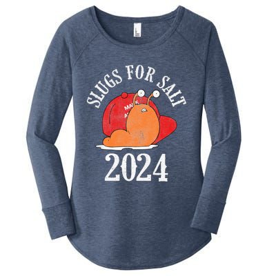 Slugs For Salt 2024 Snail American Citizen Women's Perfect Tri Tunic Long Sleeve Shirt