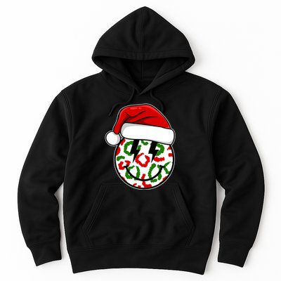 Smile Face Santa Christmas Retro Hoodie