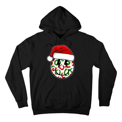 Smile Face Santa Christmas Retro Hoodie