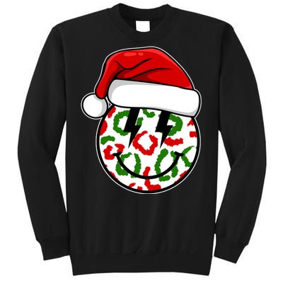 Smile Face Santa Christmas Retro Sweatshirt