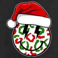 Smile Face Santa Christmas Retro Adult Drive Performance Visor