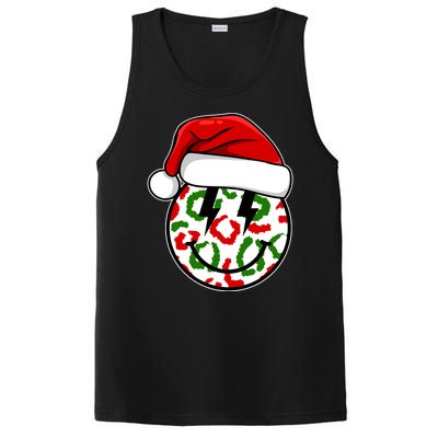 Smile Face Santa Christmas Retro PosiCharge Competitor Tank