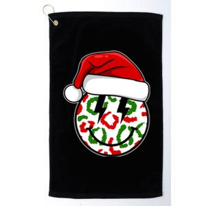 Smile Face Santa Christmas Retro Platinum Collection Golf Towel