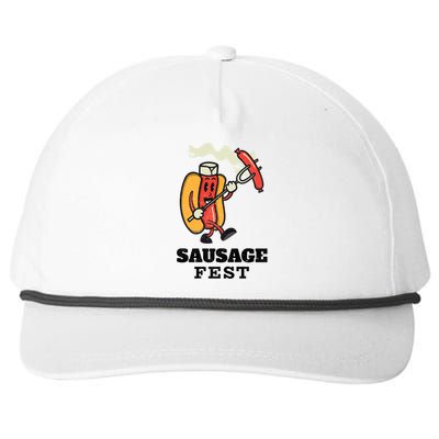 Sausage Fest Sausage Gift Snapback Five-Panel Rope Hat