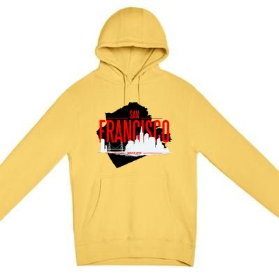 San Francisco Skyline Premium Pullover Hoodie