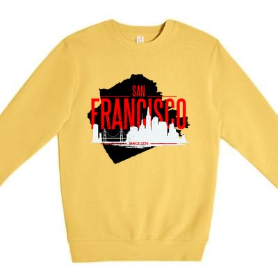 San Francisco Skyline Premium Crewneck Sweatshirt