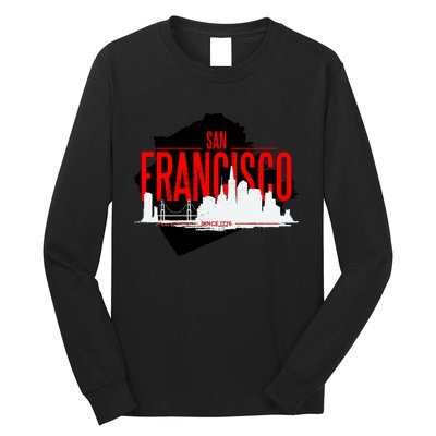 San Francisco Skyline Long Sleeve Shirt