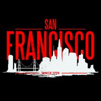 San Francisco Skyline 7-Panel Snapback Hat