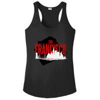 San Francisco Skyline Ladies PosiCharge Competitor Racerback Tank