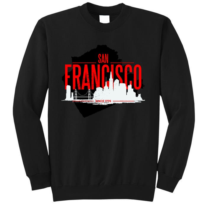 San Francisco Skyline Tall Sweatshirt