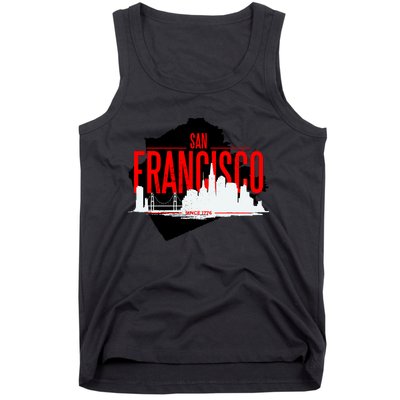 San Francisco Skyline Tank Top