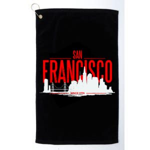 San Francisco Skyline Platinum Collection Golf Towel