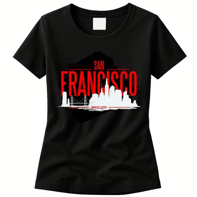San Francisco Skyline Womens T-Shirt
