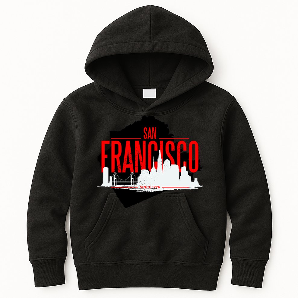 San Francisco Skyline Kids Hoodie