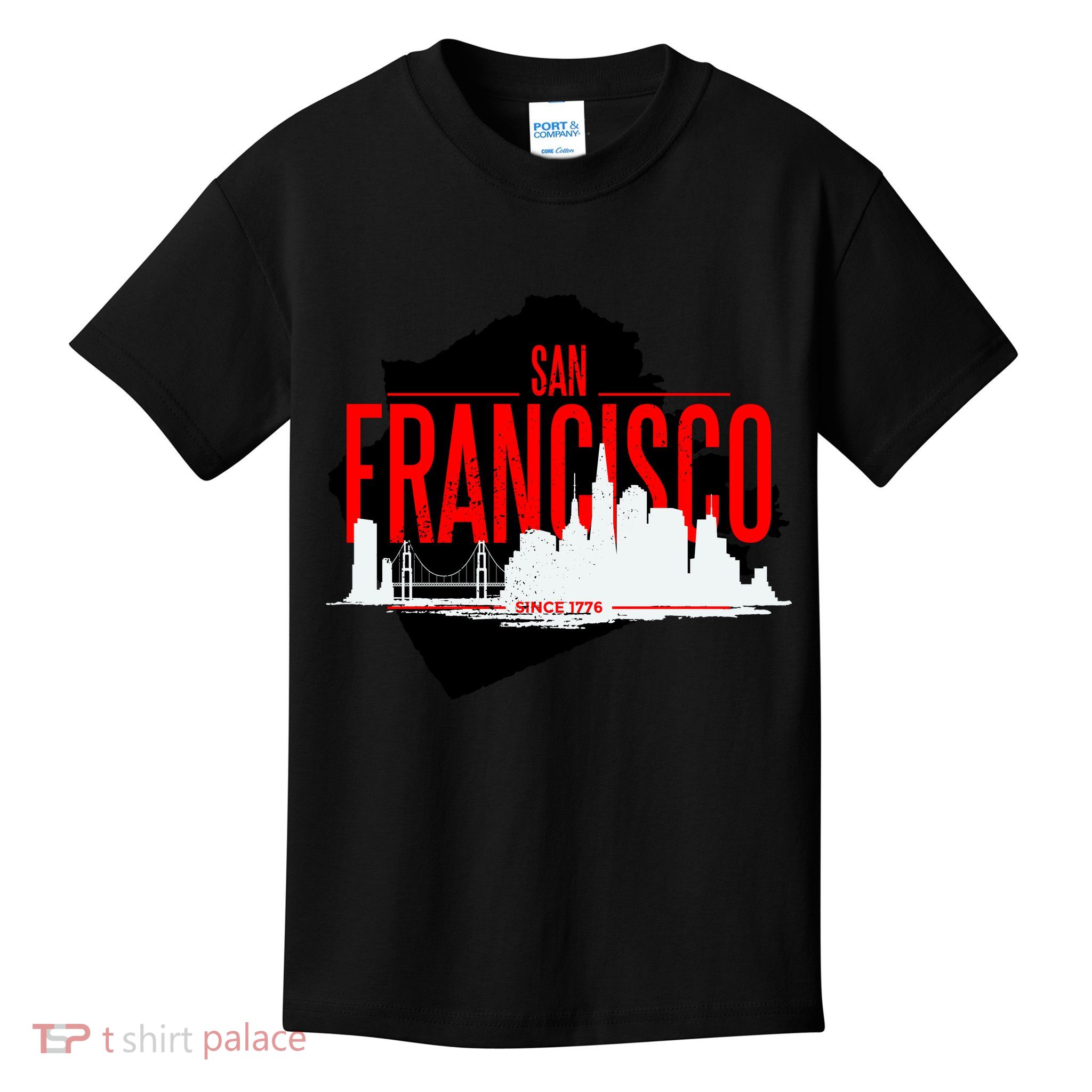 San Francisco Skyline Kids T-Shirt