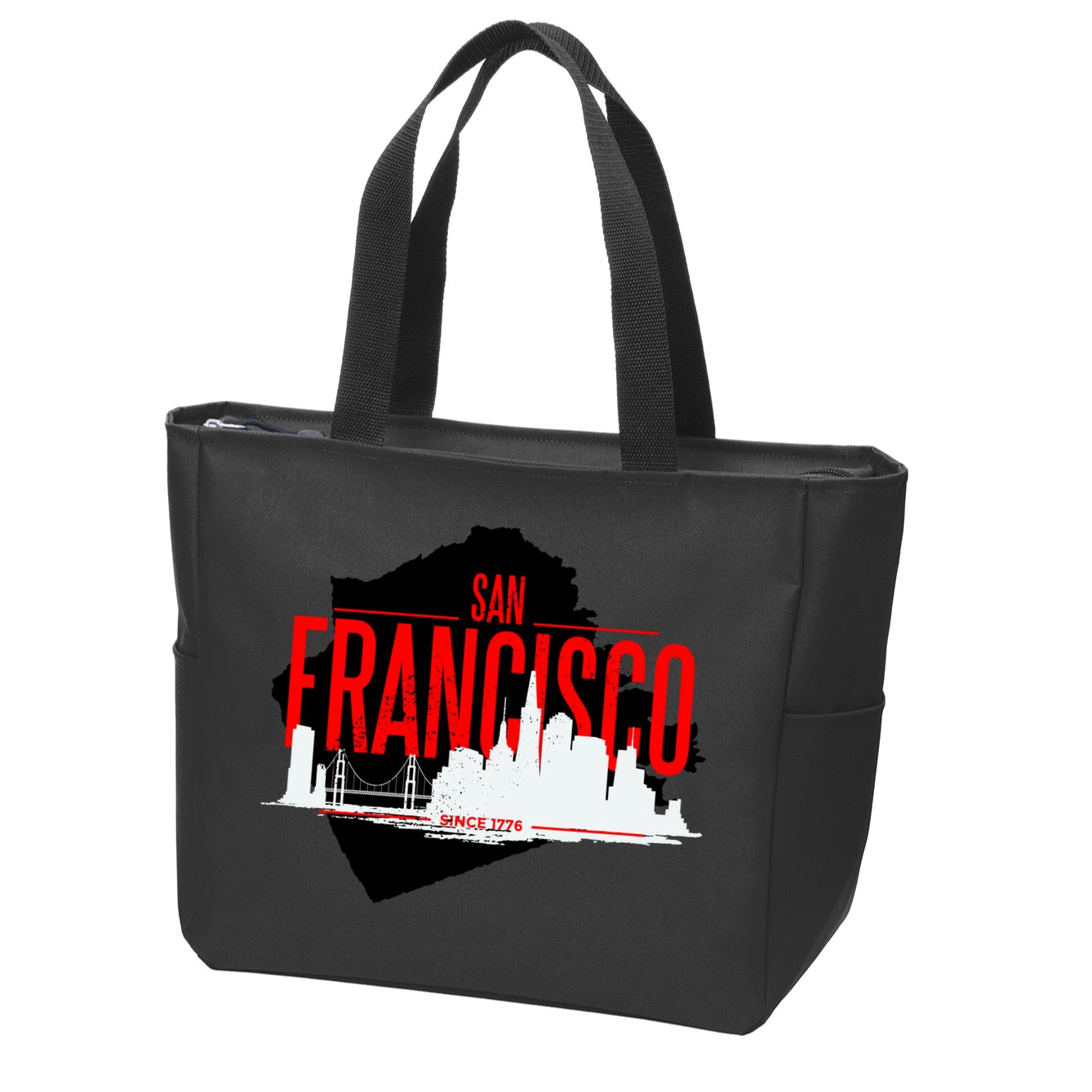 San Francisco Skyline Zip Tote Bag