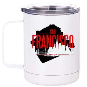 San Francisco Skyline 12 oz Stainless Steel Tumbler Cup