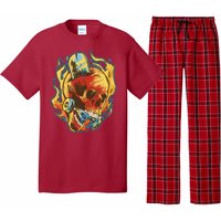 Skull Flame Skater Pajama Set