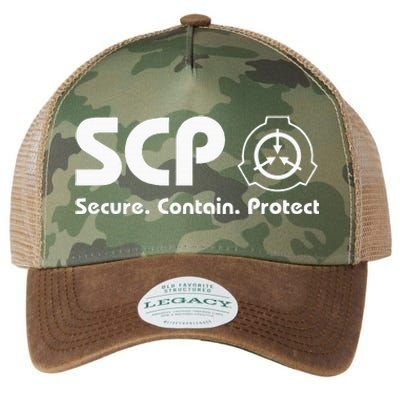 Scp Foundation Scp Secure Contain Protect Legacy Tie Dye Trucker Hat