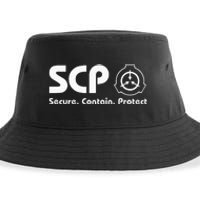 Scp Foundation Scp Secure Contain Protect Sustainable Bucket Hat