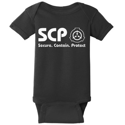 Scp Foundation Scp Secure Contain Protect Baby Bodysuit