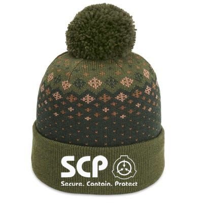 Scp Foundation Scp Secure Contain Protect The Baniff Cuffed Pom Beanie