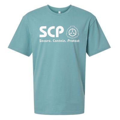 Scp Foundation Scp Secure Contain Protect Sueded Cloud Jersey T-Shirt