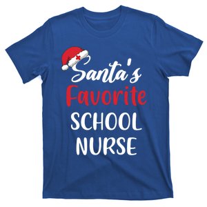 Santas Favorite School Nurse Christmas Funny Funny Gift T-Shirt