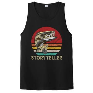 Storyteller Fish Story Telling Funny Gift For Fishing Dad Gift PosiCharge Competitor Tank