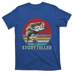 Storyteller Fish Story Telling Funny Gift For Fishing Dad Gift T-Shirt