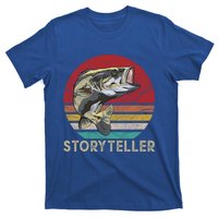 Storyteller Fish Story Telling Funny Gift For Fishing Dad Gift T-Shirt