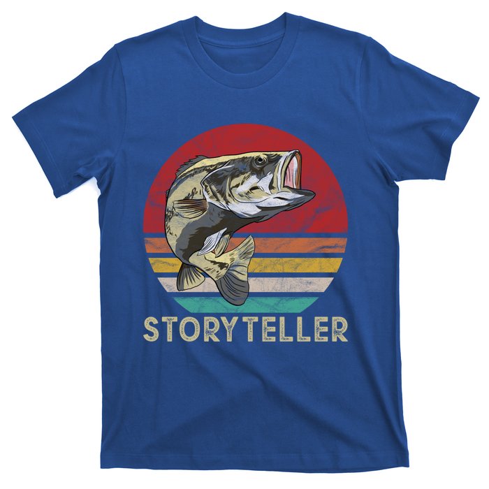 Storyteller Fish Story Telling Funny Gift For Fishing Dad Gift T-Shirt