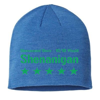 Shenanigan Five Star Review St PatrickS Day Green Sustainable Beanie