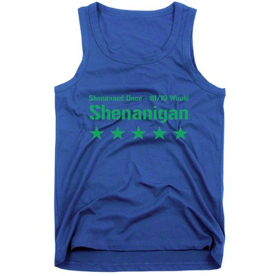 Shenanigan Five Star Review St PatrickS Day Green Tank Top