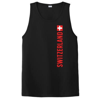 Swiss Flag Switzerland Souvenir Schweiz Gift Suisse Svizzera PosiCharge Competitor Tank